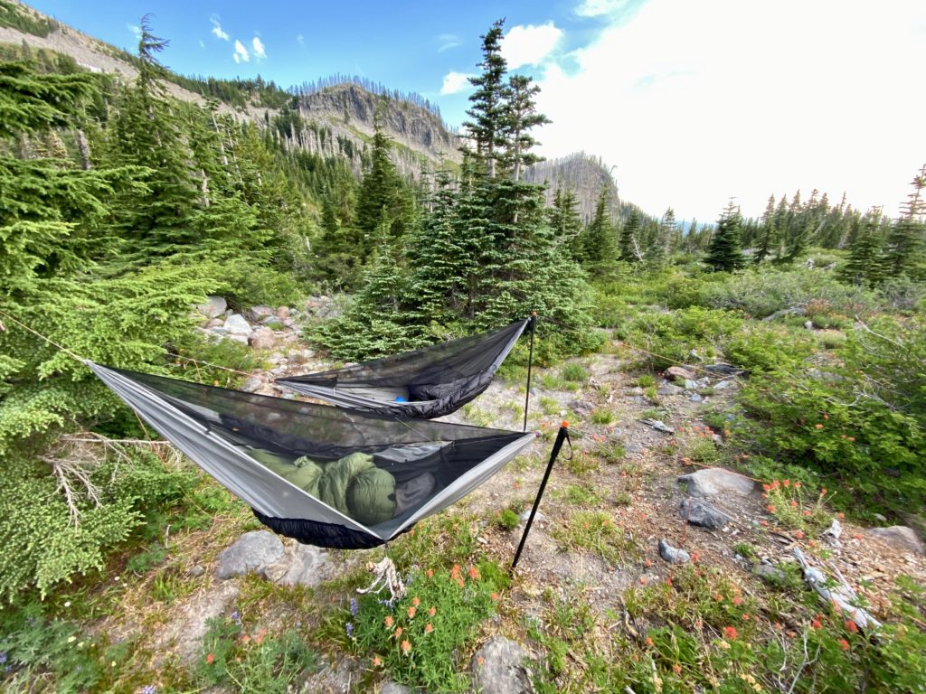 One tree two hammocks Tensa Outdoor